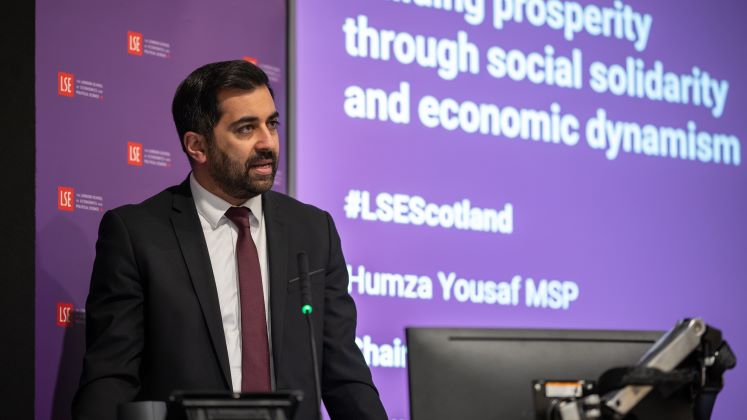 Humza Yousaf at LSE March 2024