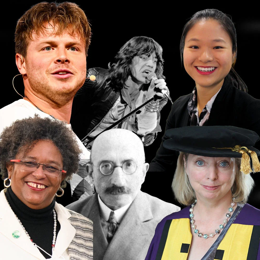 Famous LSE alumni in a collage