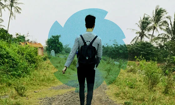 A still from the film Gone South Village.