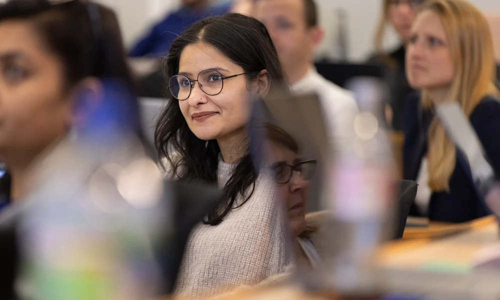 Executive MSc Behavioural Science students in the classroom