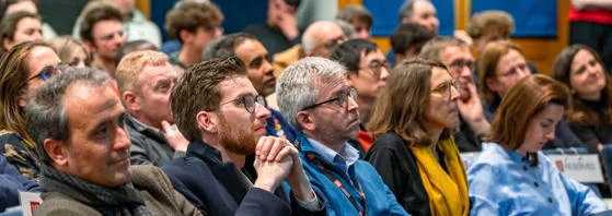 Seated audience at an LSE event.