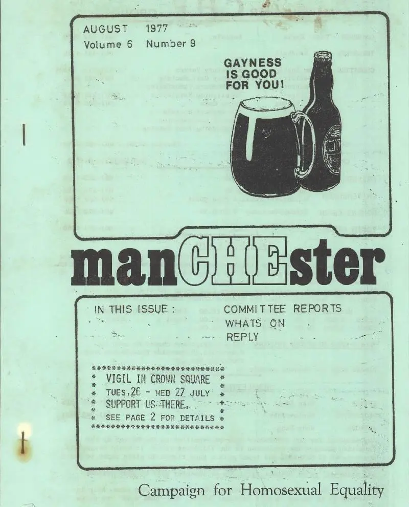 Front cover of a newsletter