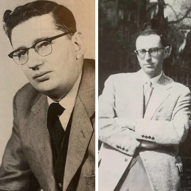 Portraits of two men