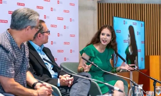 The panel of future of truth at the LSE Festival.