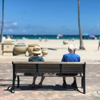 couple on bench by beach image sourced licence free from pexels 200x200