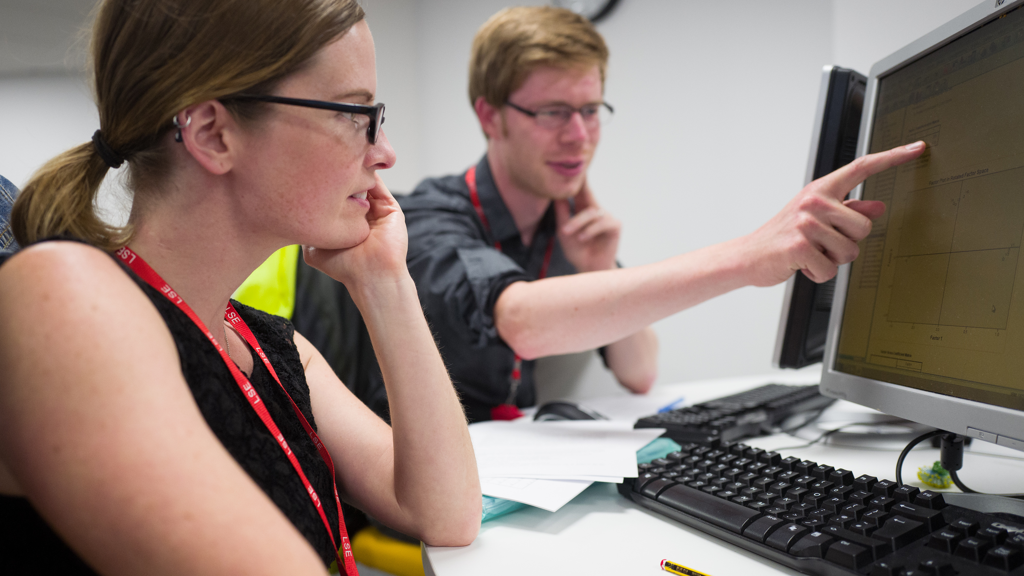 Two Methods Summer Programme students working in computer lab