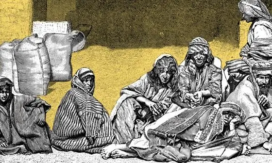 Egyptian street sellers on the streets of Cairo