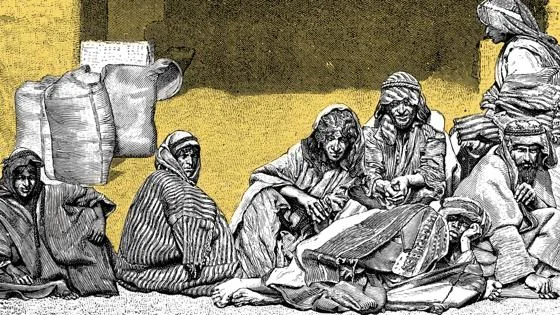 Egyptian street sellers on the streets of Cairo