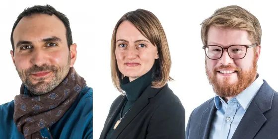 Professor Olivier Accominotti, Professor Leigh Gardner and Professor Eric Schneider