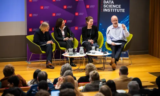 Photo of panel at event