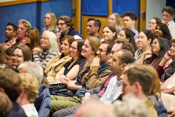Audience at a public event.