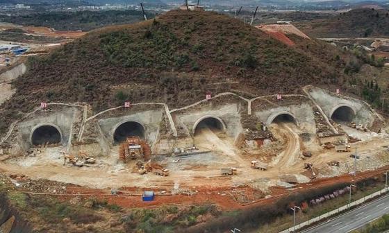 Data centre tunnels in Guizhou, China