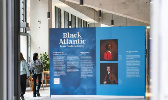 Black Atlantic exhibition in Marshall Building