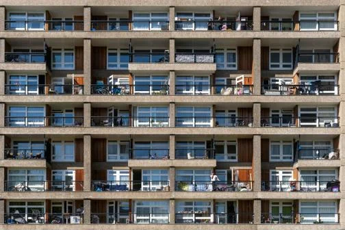 Block of flats in London