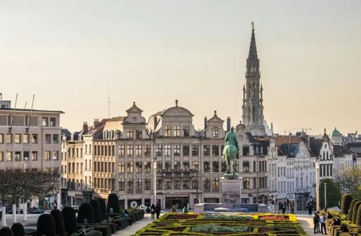 The skyline of Brussels