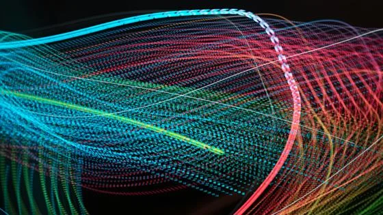 Abstract colors representing data