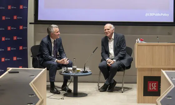 Richard Davies and Vince Cable