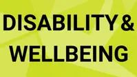 Disability and Wellbeing
