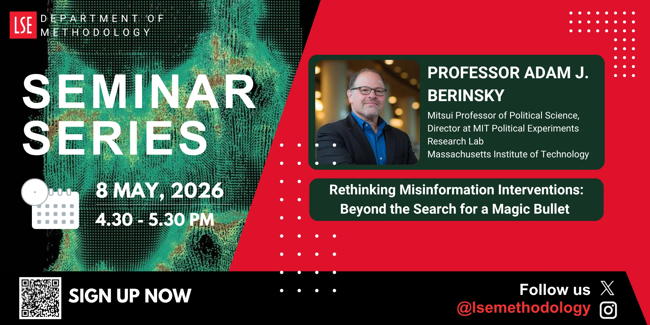 graphic describing the seminar series, 8 May, 4.30-5.30pm