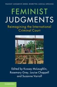 Feminist Judgments Louise Chappell book cover
