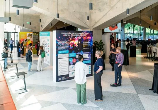 LSE Festival 2025 exhibition in Great Hall, Marshall Building