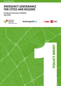 Policy Brief #01 | Emergency Governance Initiative front cover