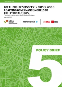 Policy Brief #05 | Emergency Governance Initiative front cover