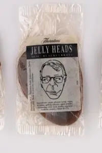 A  John Major Jelly Head sweet in wrapping