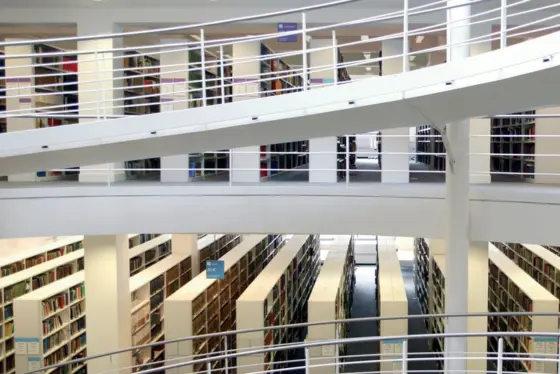 LSE Library shelves
