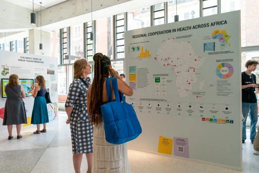 LSE Festival exhibition regional cooperation in health across Africa
