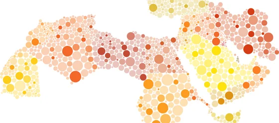 Middle East Centre homepage map