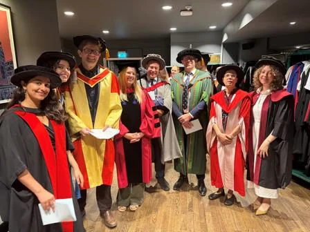 PBS faculty at graduation July 2025