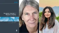 Prof Mary Evans, Prof Sumi Madhok and European Journal of Women's Studies logo