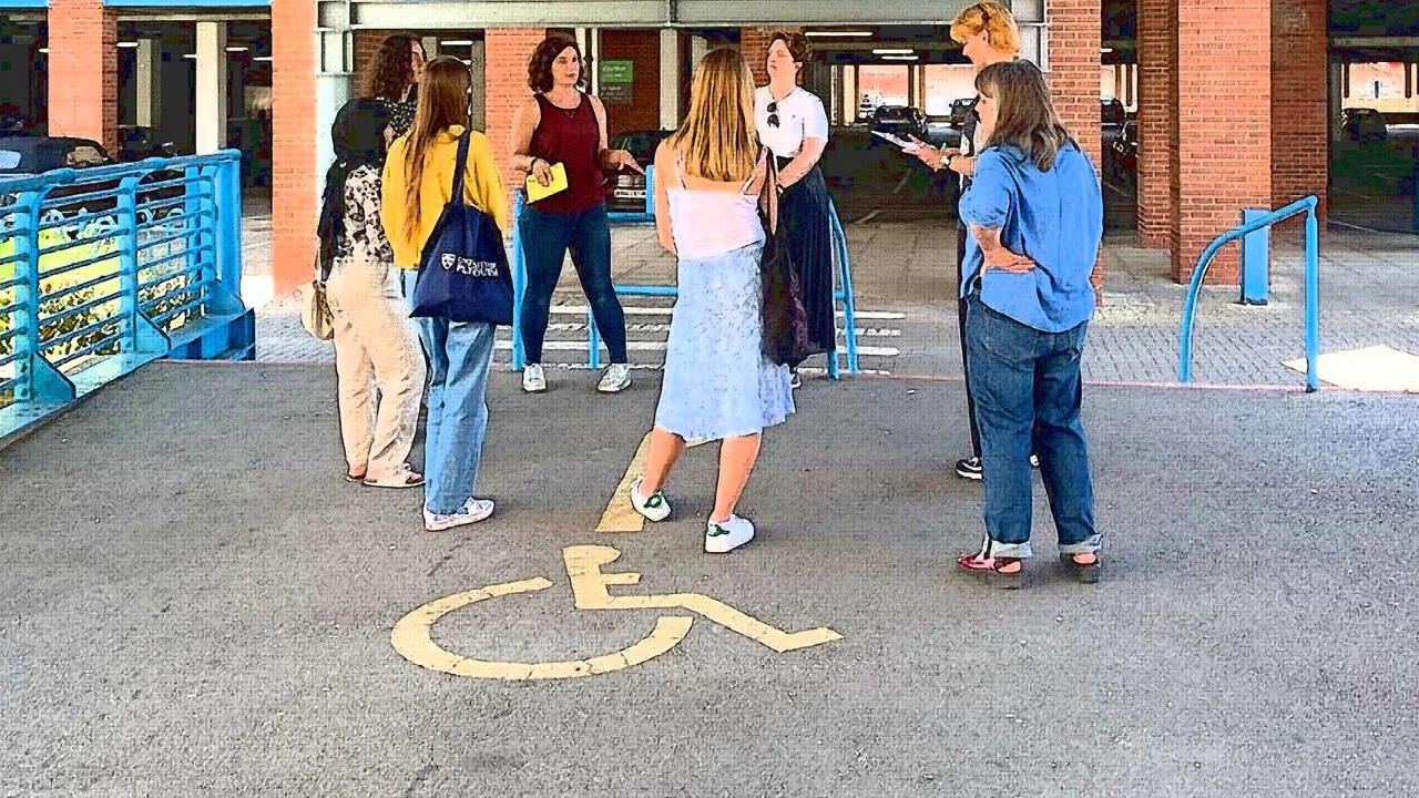 A group of girls and young women taking part in the "Making space for girls" project