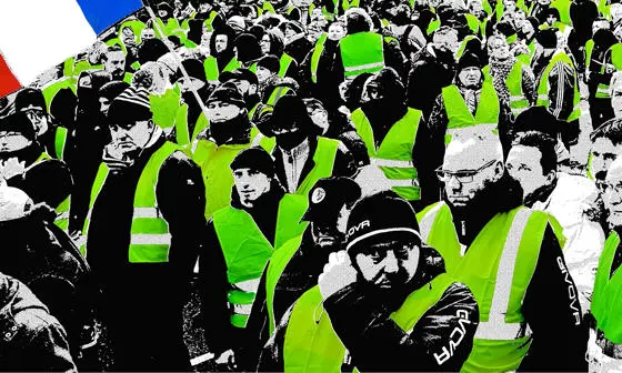 Protestors in France