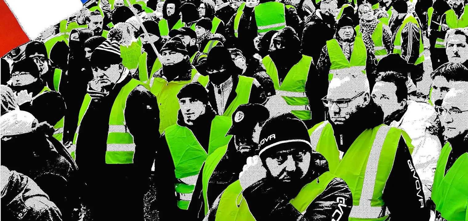 Protestors in France