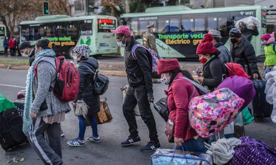 Bolivian migrants in Chile