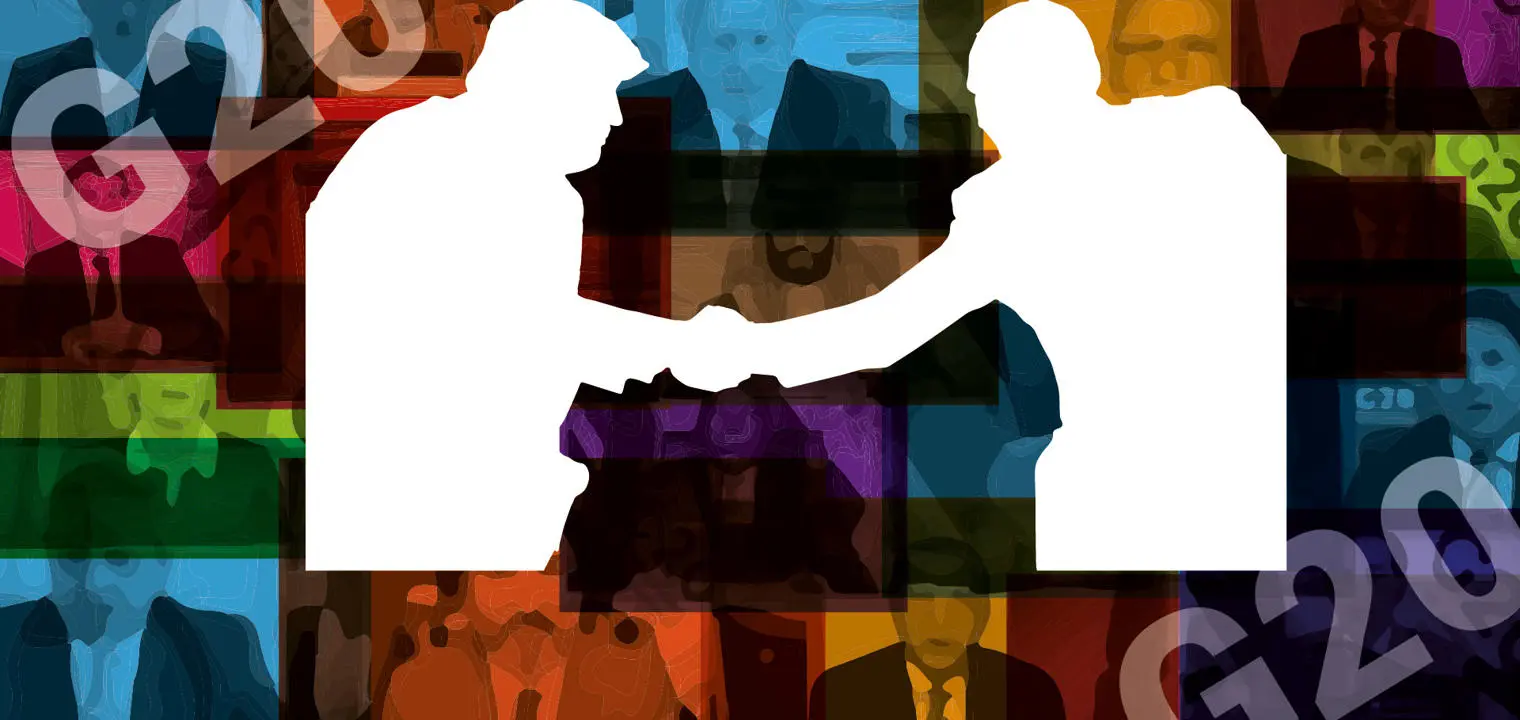 People shaking hands