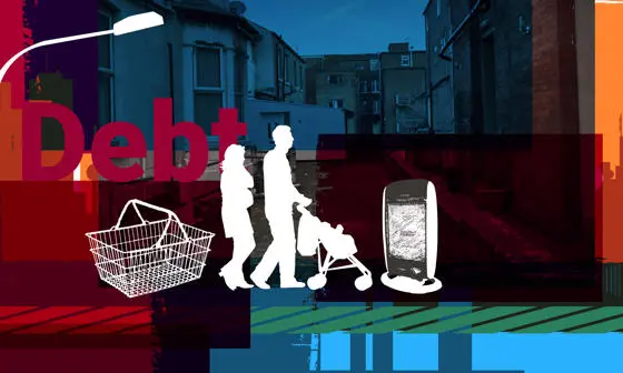 families in debt crisis