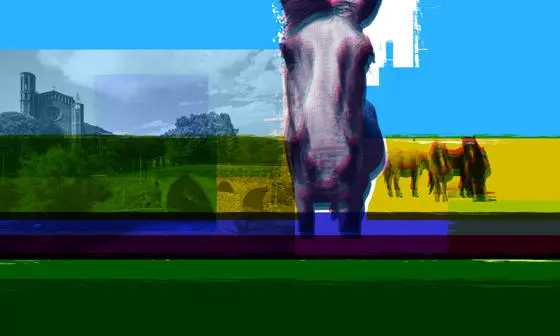 Rural England and horse