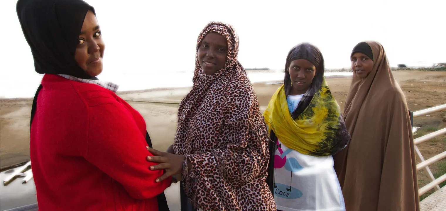A group of Somali women