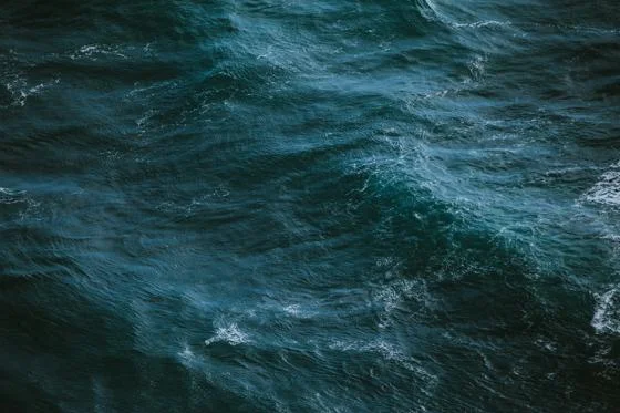 Dark blue sea