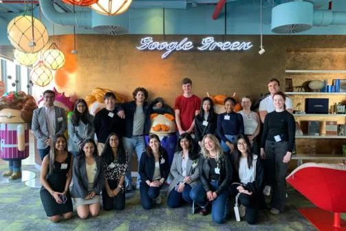 Group of students smiling