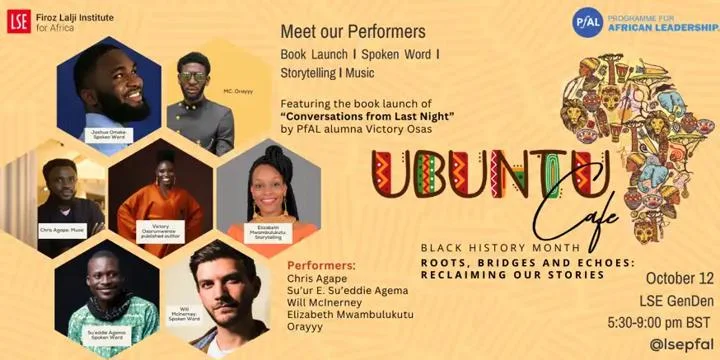 Ubuntu Cafe October 2023 Poster