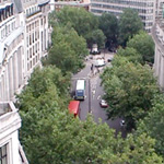 Arial view of the Aldwych