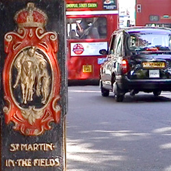 West End of Fleet Street - Detail