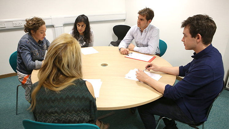 BRL meeting room with participants