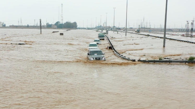 2018 flood, Kuwait / @Hamad M. Alsahli.