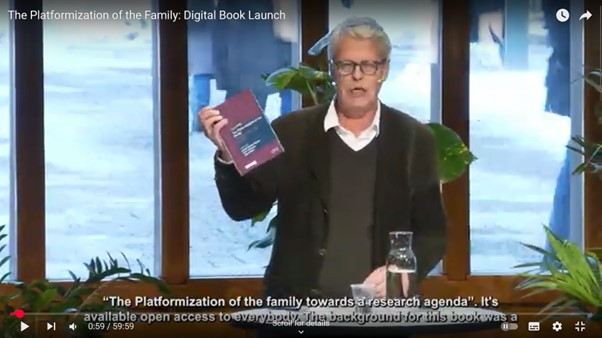 The Platformization of the Family: digital book launch