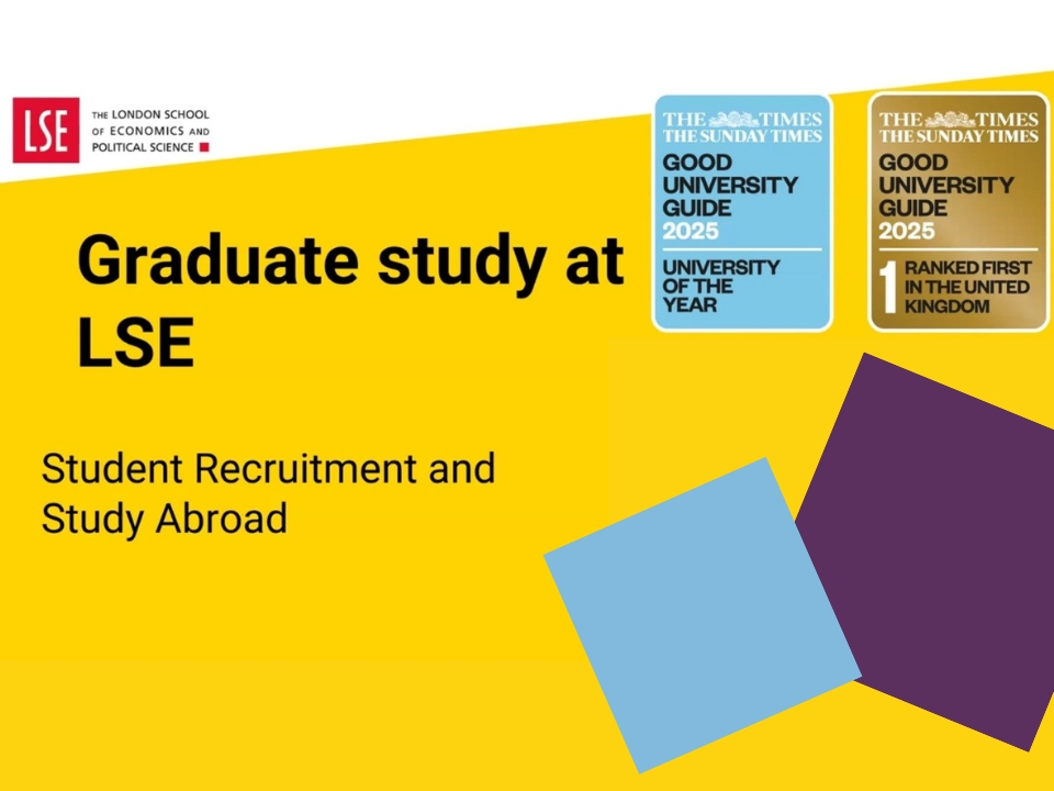 Graduate study at LSE